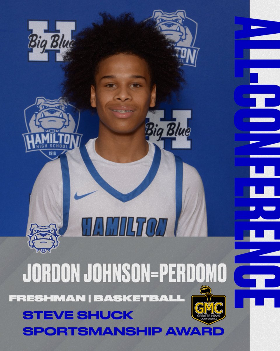 Congratulations to Jordon Johnson-Perdomo for being selected for the GMC Steve Shuck Sportsmanship Award.