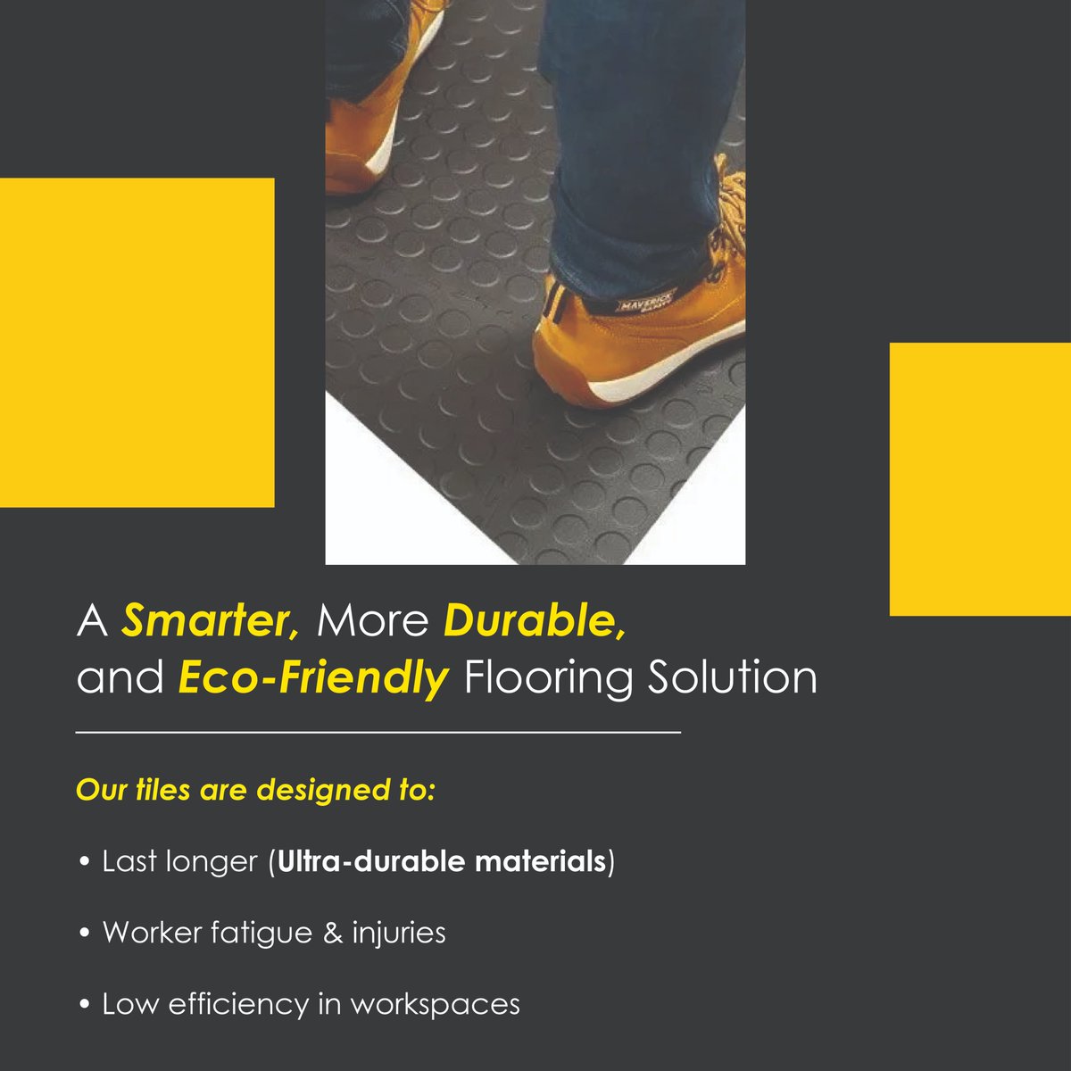 SmartFlooring__'s tweet photo. �� What if your floors did more? 💡
At Smart Floorings, we bring durability, safety &amp; sustainability to every space! 🚀
Discover more 👉 https://t.co/kolDiBTTqX
#antifatiguefloor #ecofriendly #tiles #Smartfloorings #OGSambavam  #coffsharbourflooring #customfloorings #newbuilds . https://t.co/qaxqg1LNRz