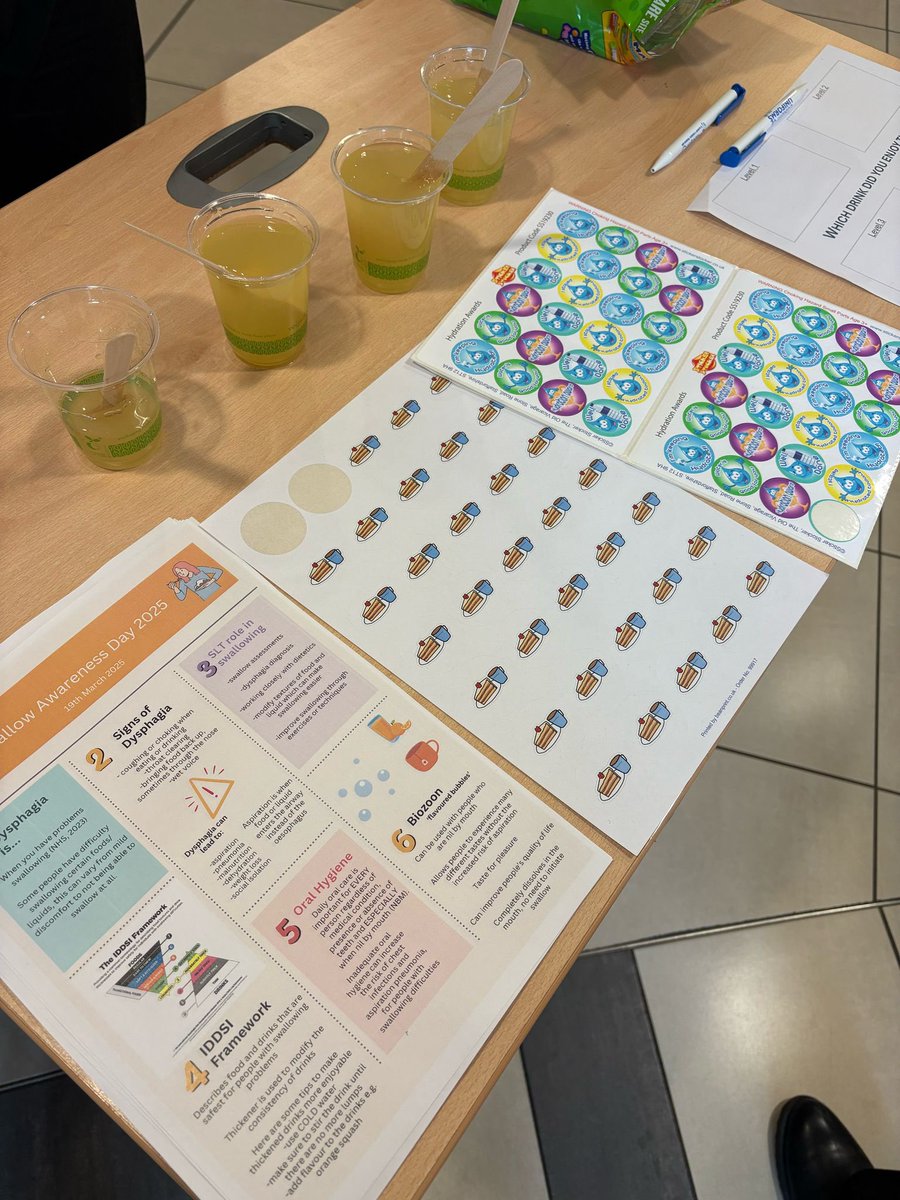 SLT @UHCW (@uhcw_slt) on Twitter photo SLT’s <a href="/nhsuhcw/">UHCW NHS Trust</a> supporting nutrition and hydration week with their information board and thickened fluids tasting challenge 🤩 SLT’s <a href="/nhsuhcw/">UHCW NHS Trust</a> supporting nutrition and hydration week with their information board and thickened fluids tasting challenge 🤩