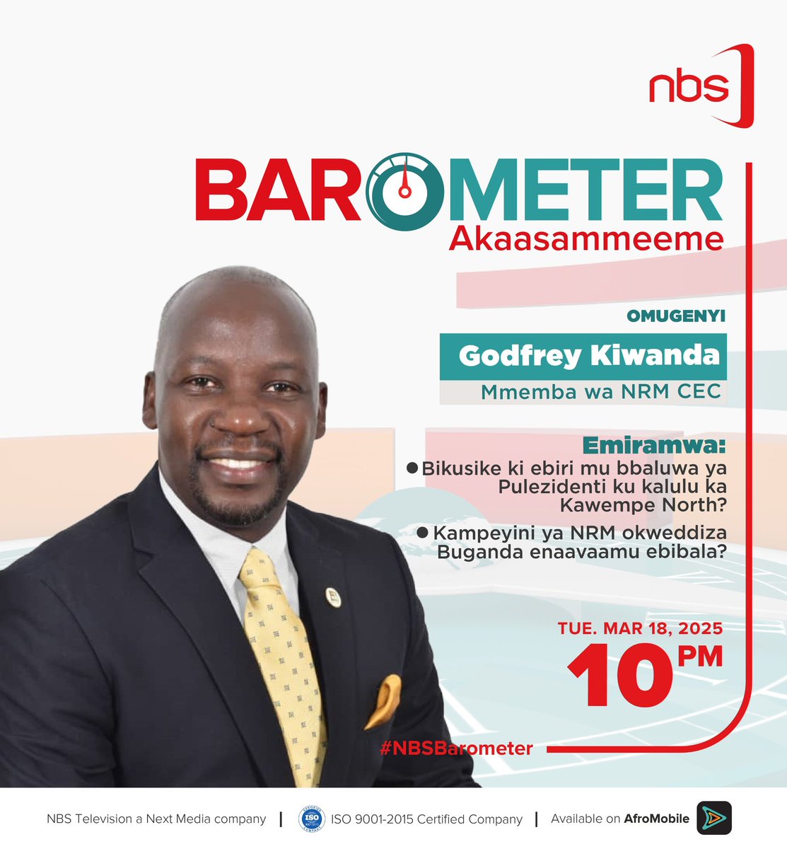 Can't wait for this epic debate it's on tonight #NBSBarometer