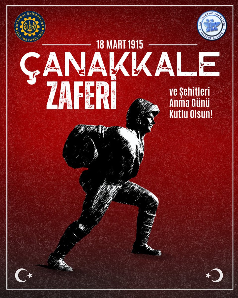 Başta Gazi Mustafa Kemal Atatürk ve silah arkadaşları olmak üzere, vatanımızın bağımsızlığı ve bütünlüğü için mücadele eden tüm şehitlerimizi 18 Mart Çanakkale Zaferi ve Şehitleri Anma Günü’nde rahmet, minnet ve saygıyla anıyoruz.🙏🏻