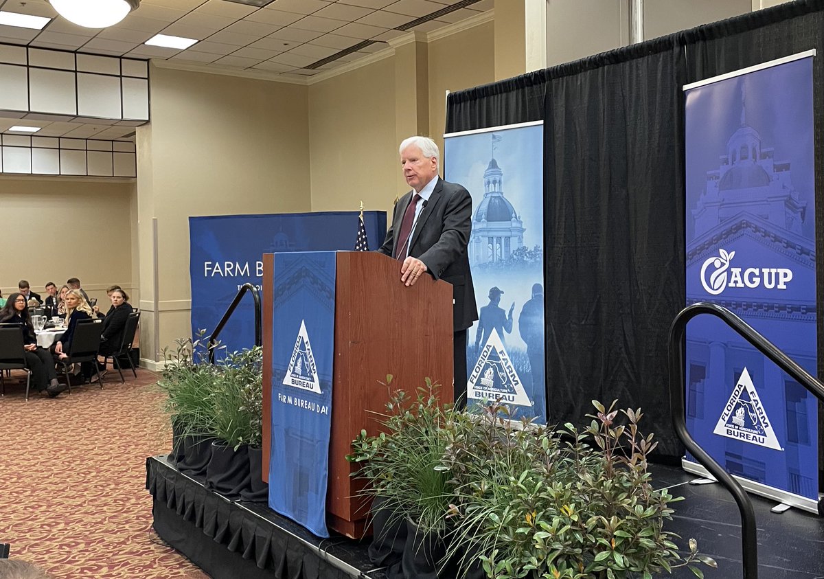 Florida Farm Bureau (@flafarmbureau) on Twitter photo “We have an obligation to feed our state, country and world and we are up for that challenge.” -<a href="/IFAS_VP/">Dr. Scott Angle</a> #FFBDay25 #AgDay25 #AgUp “We have an obligation to feed our state, country and world and we are up for that challenge.” -<a href="/IFAS_VP/">Dr. Scott Angle</a> #FFBDay25 #AgDay25 #AgUp