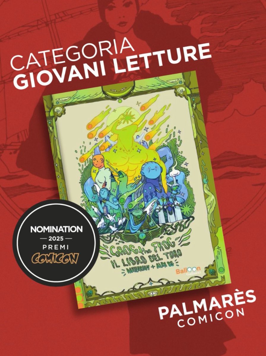 Grog the Frog: Book of Taurus nominated in <a href="/comiconitalia/">COMICON</a> 🐸🔮

#grogthefrog
