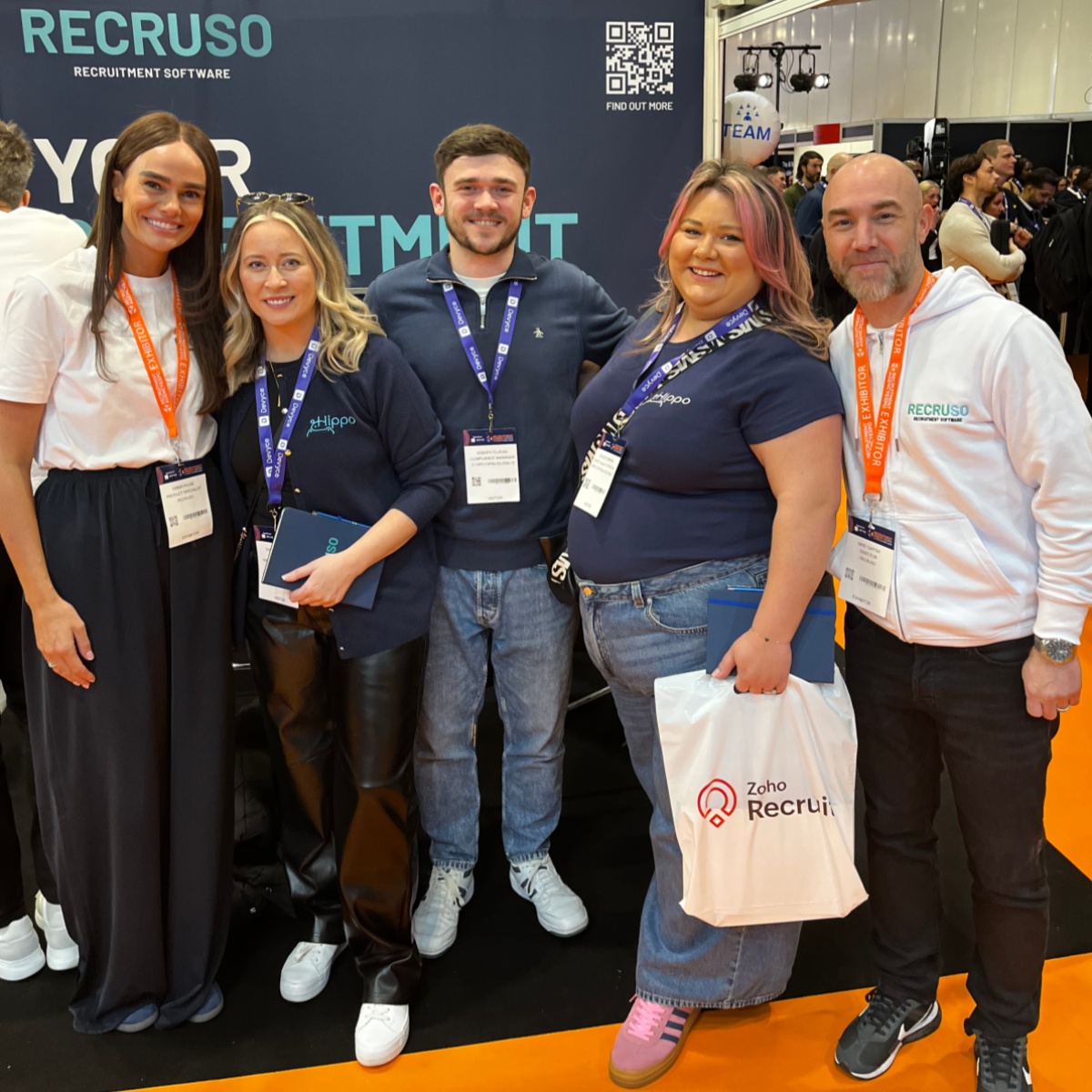 Great start to the Recruitment Agency Expo down in London, our lovely client/friends at Hippo Staffing popped by to say hello and for a catch up.. #TeamRECRUSO #StandB72 #LondonExCel