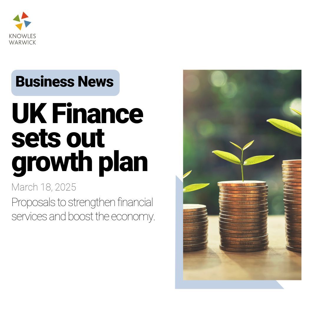 UK Finance Unveils Growth Plan for Financial Services 🌱

UK Finance has outlined its growth plan, which was submitted to the Government in March. The plan sets out key reforms to enhance the financial services sector’s contribution to economic growth 👉 buff.ly/sFxaeCA
