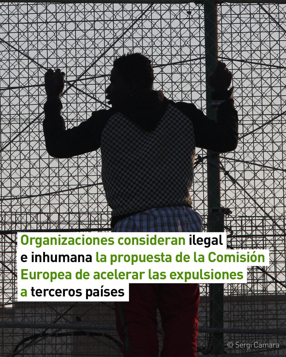 La externalización a terceros países de las obligaciones en materia de migración y asilo pone en grave riesgo a las personas y las expone a violaciones flagrantes de los derechos humanos.

Firmamos junto a otras 10 organizaciones sociales este comunicado👇
cear.es/nota-de-prensa…