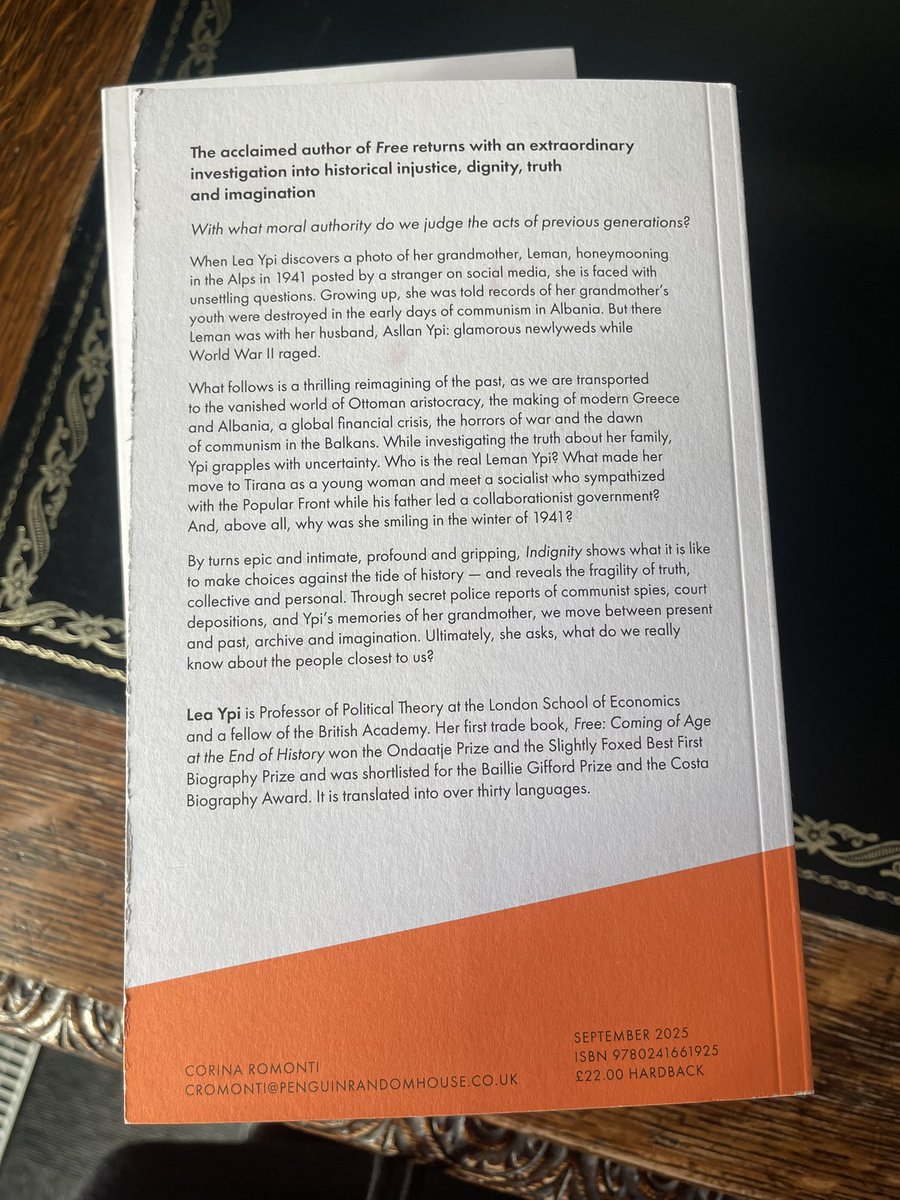 Lea Ypi (@lea_ypi) on Twitter photo 4 years, 5 countries, 6 languages, 8 archives,thousands of pages later, bound proofs of INDIGNITY have landed on my (or, rather, B. Webb’s) desk! Publishing <a href="/PenguinUKBooks/">Penguin Books UK</a> in the UK in Sept +🇦🇱🇺🇸🇨🇦🇩🇪🇪🇸🇸🇪🇳🇴🇩🇰🇳🇱🇮🇹🇸🇮🇧🇷 + more. So excited (and terrified) to share with you all❤️🧿! 4 years, 5 countries, 6 languages, 8 archives,thousands of pages later, bound proofs of INDIGNITY have landed on my (or, rather, B. Webb’s) desk! Publishing <a href="/PenguinUKBooks/">Penguin Books UK</a> in the UK in Sept +🇦🇱🇺🇸🇨🇦🇩🇪🇪🇸🇸🇪🇳🇴🇩🇰🇳🇱🇮🇹🇸🇮🇧🇷 + more. So excited (and terrified) to share with you all❤️🧿!