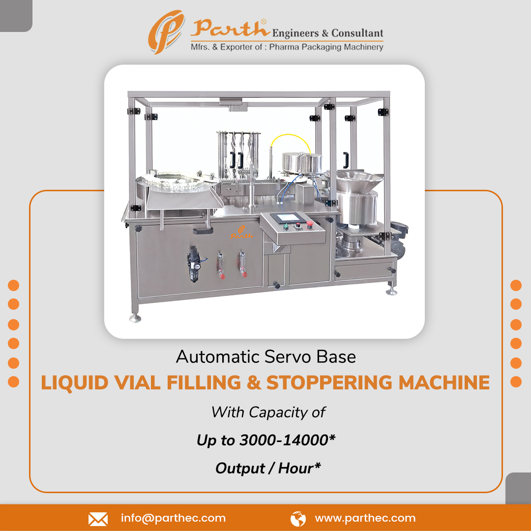 EngineersParth's tweet image. High-speed Automatic Servo-Based Liquid Vial Filling &amp;amp; Stoppering Machine with 3,000-14,000 vials/hour capacity for precise and reliable performance.
visit - parthec.com/product/automa…
#Parthec #liquidvialfillingmachine #liquidvialstopperingmachine #automaticmachine
#acryliccabinet
