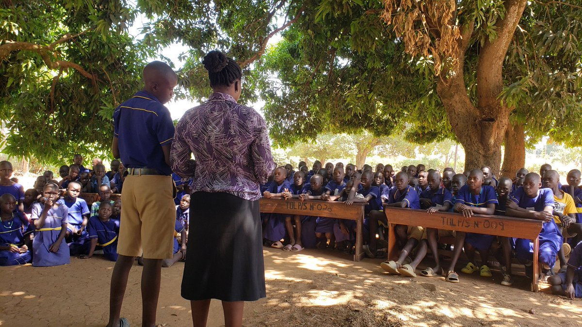 Sub County Community policing encourages a collaborative approach to problem solving, where law enforcement, school staff, and community members work together to address issues and find solutions.This is taking Centre Stage at Toloro Pri Sch,Moyo Sub County, Moyo <a href="/PoliceUg/">Uganda Police Force</a>