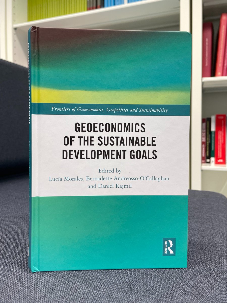 🌍 How do political tensions impact sustainable development?  

📖 Prof. <a href="/drajmil/">Daniel Rajmil</a> <a href="/UOCedcp/">UOC Dret i Política</a>, Lucía Morales &amp; Bernadette Andreosso-O'Callaghan co-edits Geoeconomics of the Sustainable Development Goals (<a href="/routledgebooks/">Routledge Books</a>), an essential book on global economy and sustainability.
