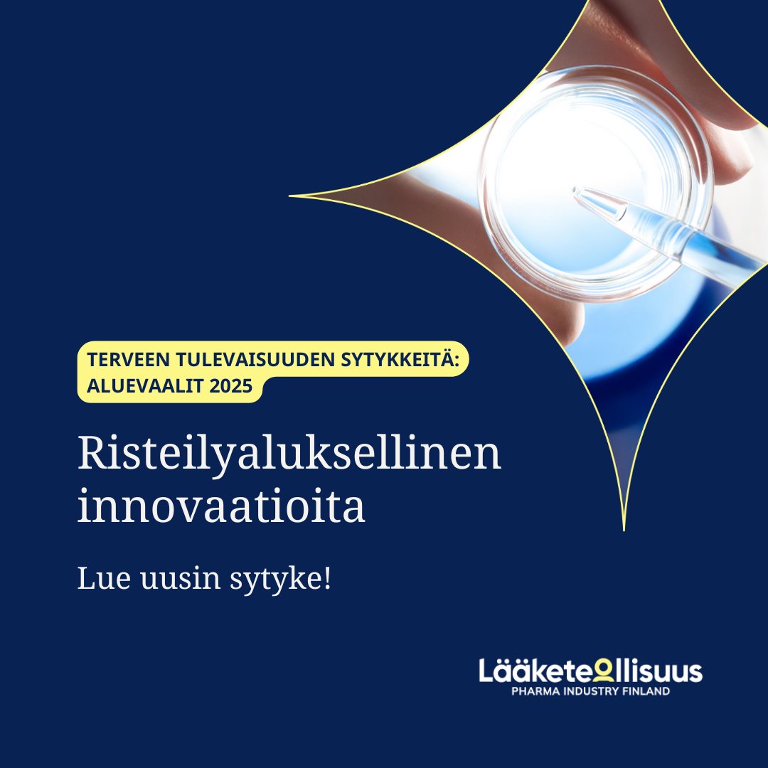 Aluevaalit nostavat keskusteluun sote-palveluiden tulevaisuuden, mutta terveydenhuolto on muutakin kuin julkisia menoja – se on kasvuala, joka voi vauhdittaa koko kansantaloutta.

💊 Jannika Kaikkonen (<a href="/BayerSuomi/">Bayer Suomi</a>) kirjoittaa blogissaan, kuinka lääketeollisuus on yksi harvoista