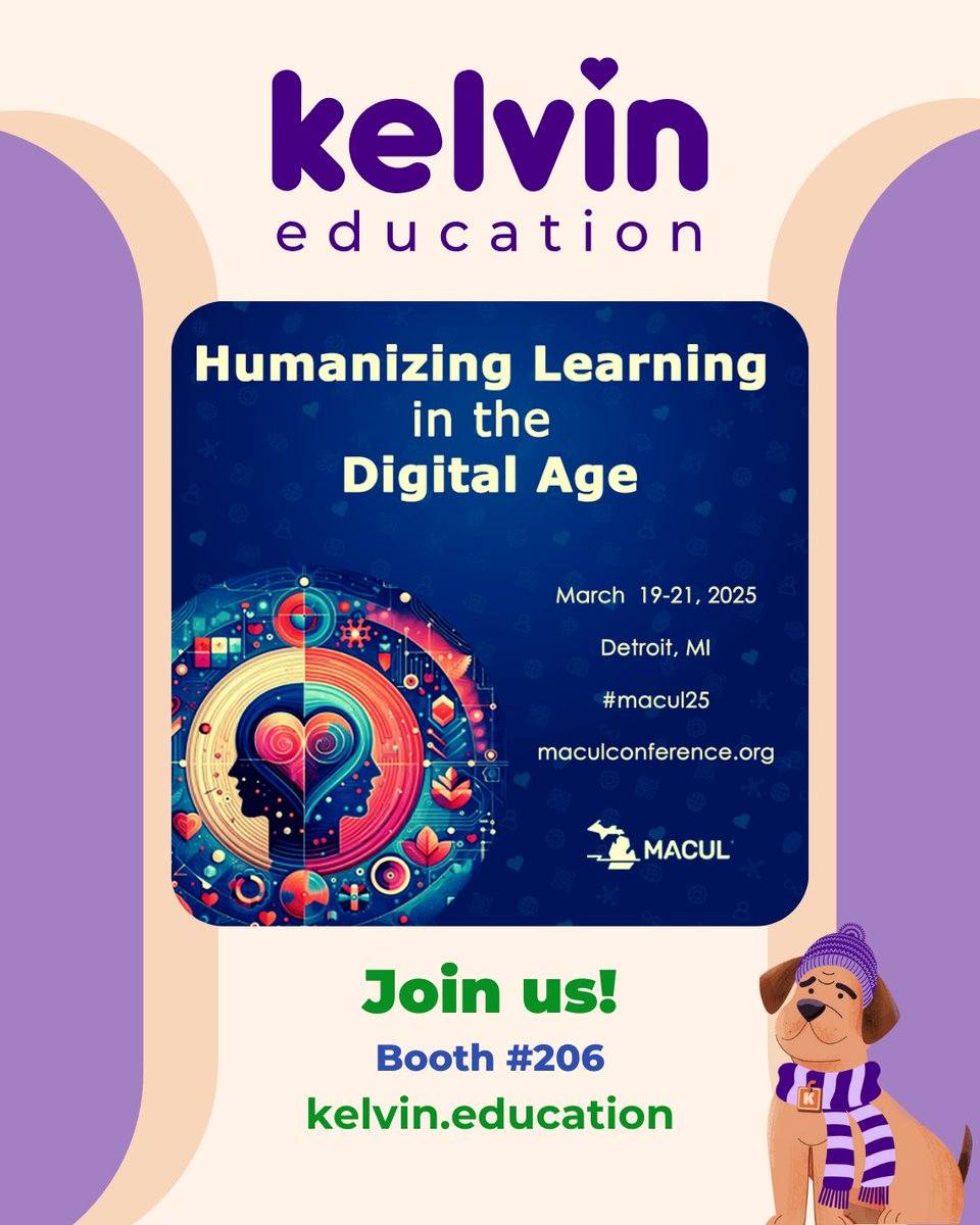 Michigan, we are on our way!
Join the Kelvin team at #macul25
We have some exciting suprises at our booth! 

See you there 💜
