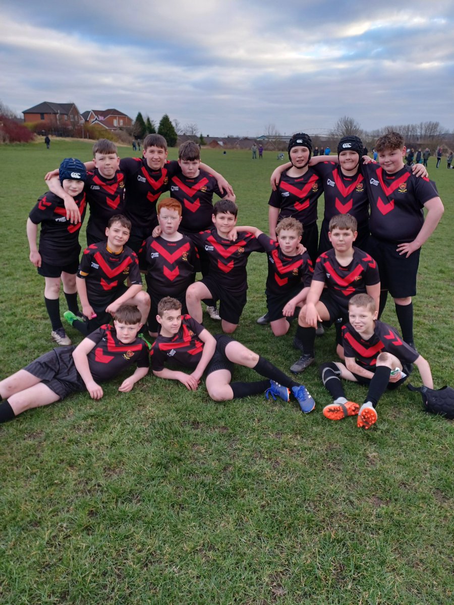 pe_sjf's tweet photo. Well done to the boys Y7 rugby league team who were triumphant in a tight game against St Edmund Arrowsmith yesterday 🏉👏 https://t.co/wDBNmUBOxc