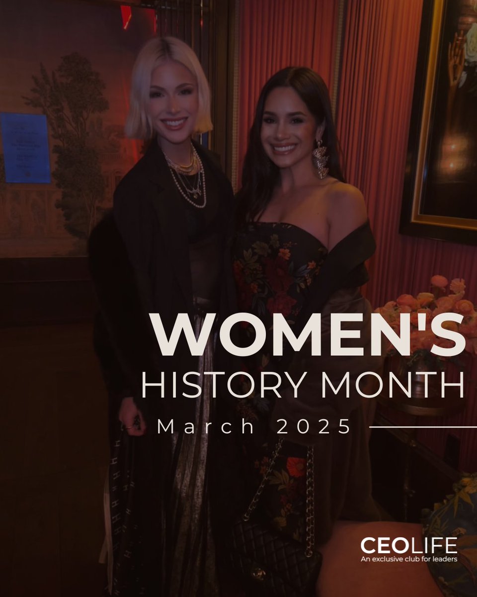 CEOLifeCorp's tweet photo. This month, we honor the bold, visionary, and unstoppable women who lead, innovate, and inspire in business and beyond.☕️From breaking barriers to building empires, women continue to shape industries, lead with purpose, and drive change in powerful ways. 
#ceolife #nationalwomensmonth #womeninbusiness #leadership
#empoweredwomenempowerwomen