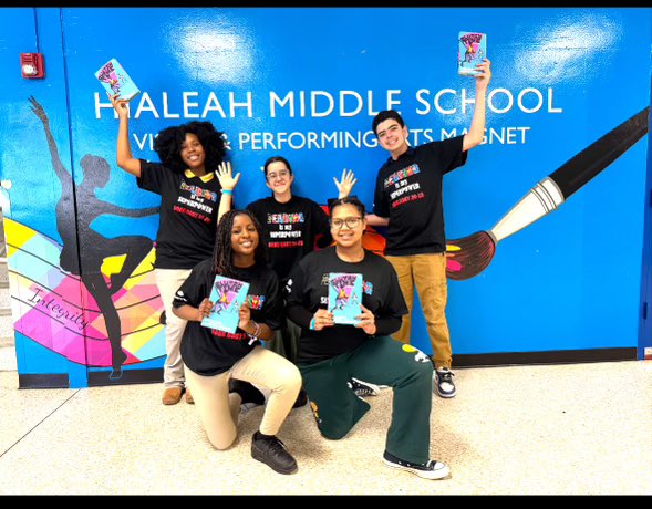 Hialeah Middle School participates in the 2025 Book Bout Clutch Time!