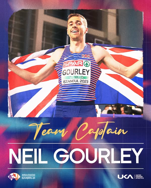 scottishathletics (@scotathletics) on Twitter photo NEIL TO CAPTAIN GB
#SALtogether
Brilliant news breaking from Nanjing <a href="/Neil_Gourley/">Neil Gourley</a> named skipper <a href="/BritAthletics/">British Athletics</a> team for <a href="/WorldAthletics/">World Athletics</a> #WorldIndoorChamps
Congratulations 🇬🇧👏
<a href="/SALChiefExec/">SALChiefExec</a> <a href="/OvensDavid/">David Ovens</a> <a href="/gnaac1/">Giffnock North A.C.</a> <a href="/HAASruns/">Stephen HAAS</a> <a href="/ianbeattie1/">Ian Beattie</a> <a href="/jackrbuckner/">jack buckner</a> <a href="/EilidhDoyle/">Eilidh Doyle</a> <a href="/SusanEgelstaff/">Susan Egelstaff</a> NEIL TO CAPTAIN GB
#SALtogether
Brilliant news breaking from Nanjing <a href="/Neil_Gourley/">Neil Gourley</a> named skipper <a href="/BritAthletics/">British Athletics</a> team for <a href="/WorldAthletics/">World Athletics</a> #WorldIndoorChamps
Congratulations 🇬🇧👏
<a href="/SALChiefExec/">SALChiefExec</a> <a href="/OvensDavid/">David Ovens</a> <a href="/gnaac1/">Giffnock North A.C.</a> <a href="/HAASruns/">Stephen HAAS</a> <a href="/ianbeattie1/">Ian Beattie</a> <a href="/jackrbuckner/">jack buckner</a> <a href="/EilidhDoyle/">Eilidh Doyle</a> <a href="/SusanEgelstaff/">Susan Egelstaff</a>