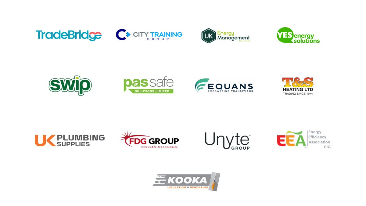 Gearing up for our East Midlands Awards at DoubleTree by Hilton Nottingham - Gateway Hotel on Thursday and we'd like to give a huge thanks to our sponsors - listed below. #energyefficiency #energyefficiencyawards #eastmidlands
