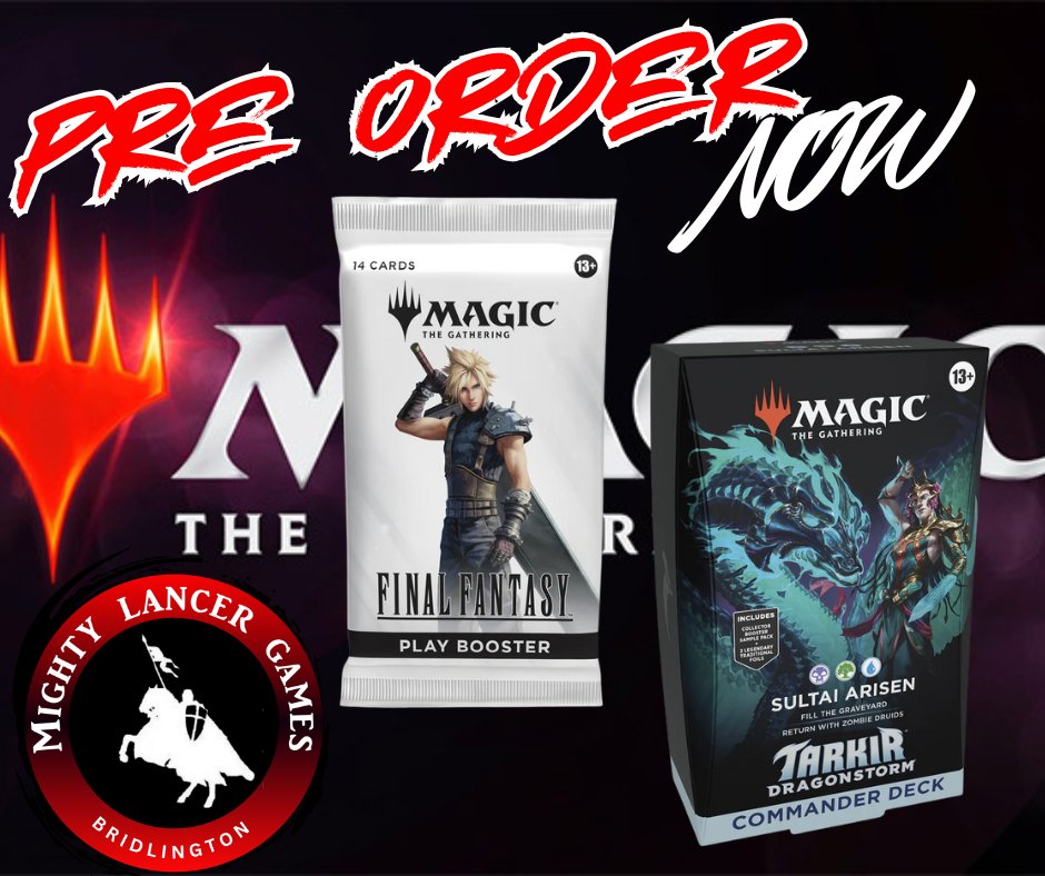 Magic The Gathering Pre Orders are live mightylancergames.co.uk/collections/pr…

#MTG #magicthegathering #FLGS #LGS