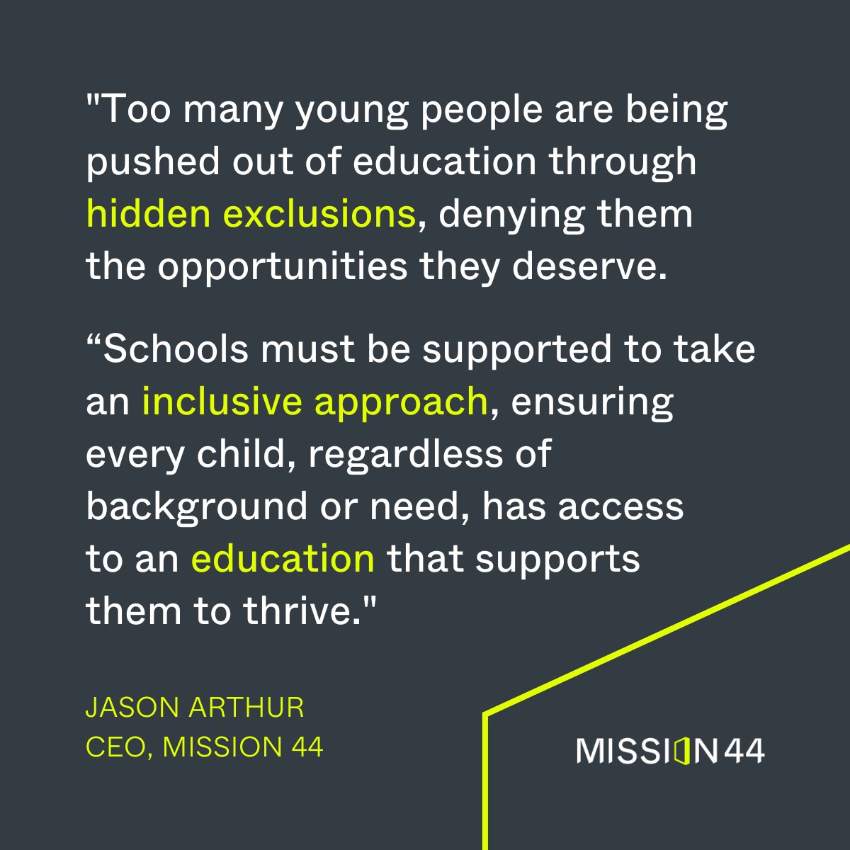 mission44's tweet image. We’re proud to be part of the ‘Who is Losing Learning? Coalition’, alongside @TheDifferenceEd, @IPPR and @ImpetusUK, to address the scale of lost learning in schools and the disproportionate impact on students from disadvantaged backgrounds.
🚨 Today we’re excited to release the…