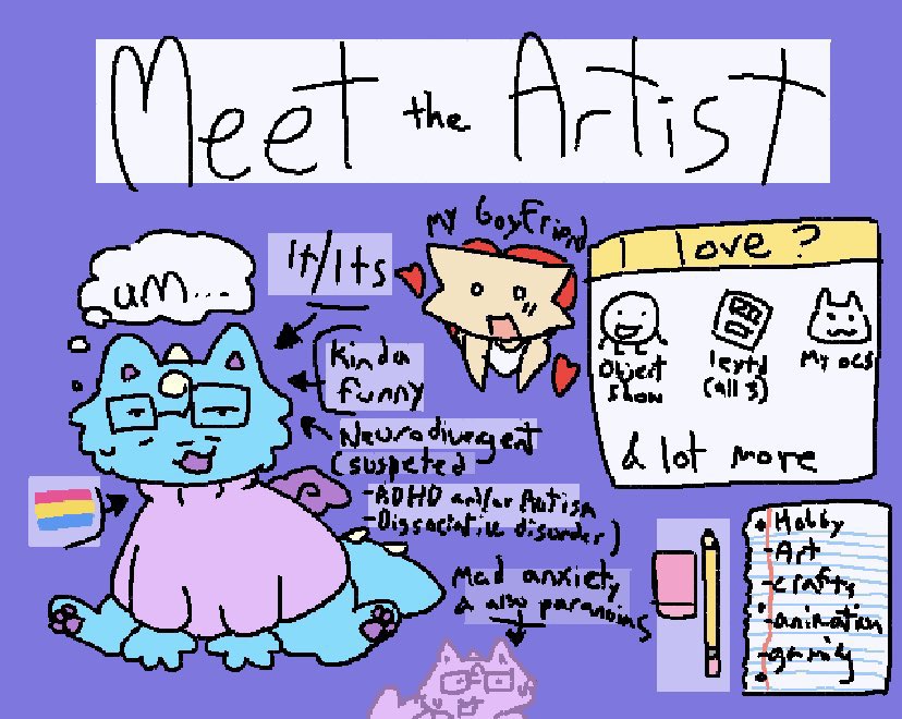 CloverUwU3's tweet image. ME !  Repost bc I want to make this a thread of anything important I want my followers to have access to [references, comics, ect] 🧵!!!!!