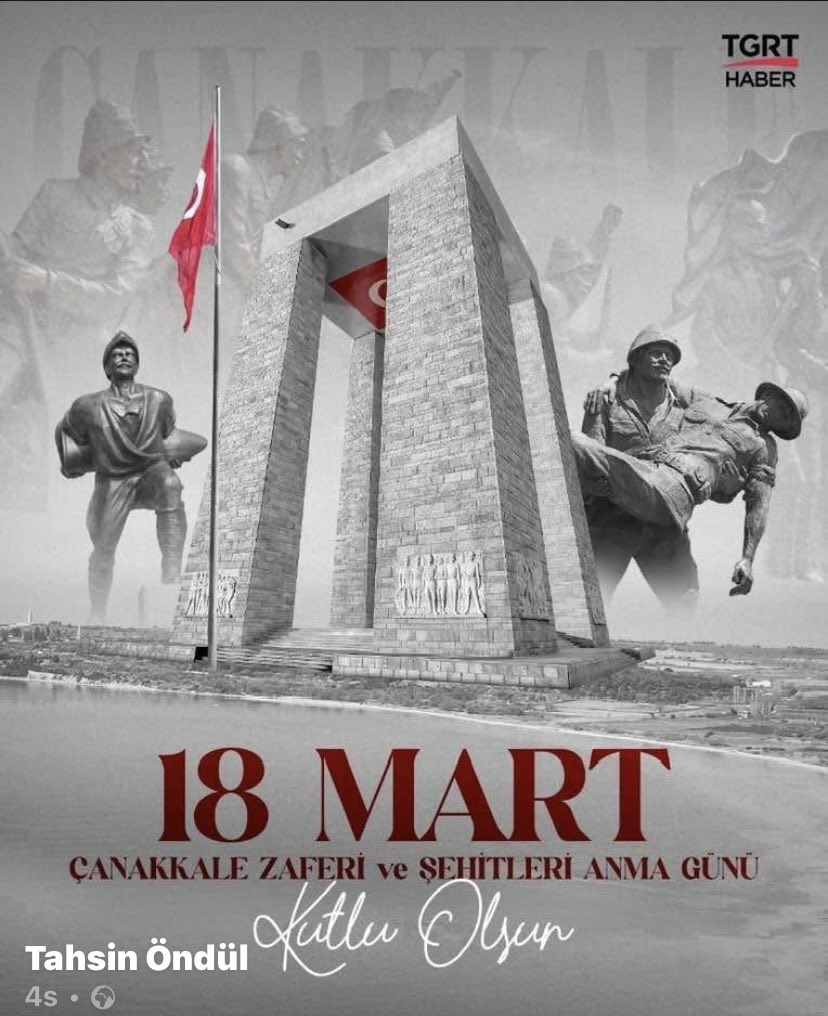 Ç A N A K K A L E   G E Ç İ L M E Z 🇹🇷

Üzerinde özgürce yaşadığımız bu toprakları bizlere vatan kılan bütün kahramanlarımızı saygı, rahmet ve minnetle anıyoruz.

18 Mart Çanakkale Zaferimizin 110. yıl dönümü kutlu olsun🇹🇷…