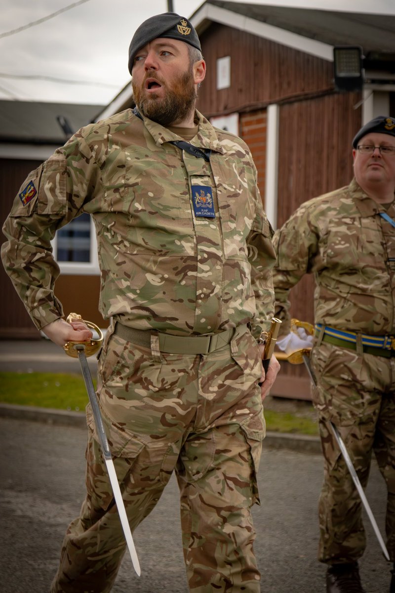 A busy but enjoyable weekend for me has just passed at Altcar Training Camp, having attended parade and sword drill courses under instruction of our Wing Warrant Officers, hoping to be ready to hold a place on the Wing Review next year.