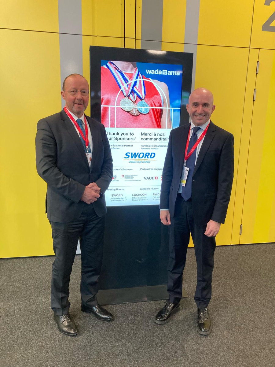 Michael Cepic, CEO of NADA Austria met with Greek Anti-Doping Organization (HADA) Chairman Dr. Grigoris Leon during the symposium. NADA Austria assited HADA in the past with a project plan, to develop an anti-doping program, in full compliance with the international code.