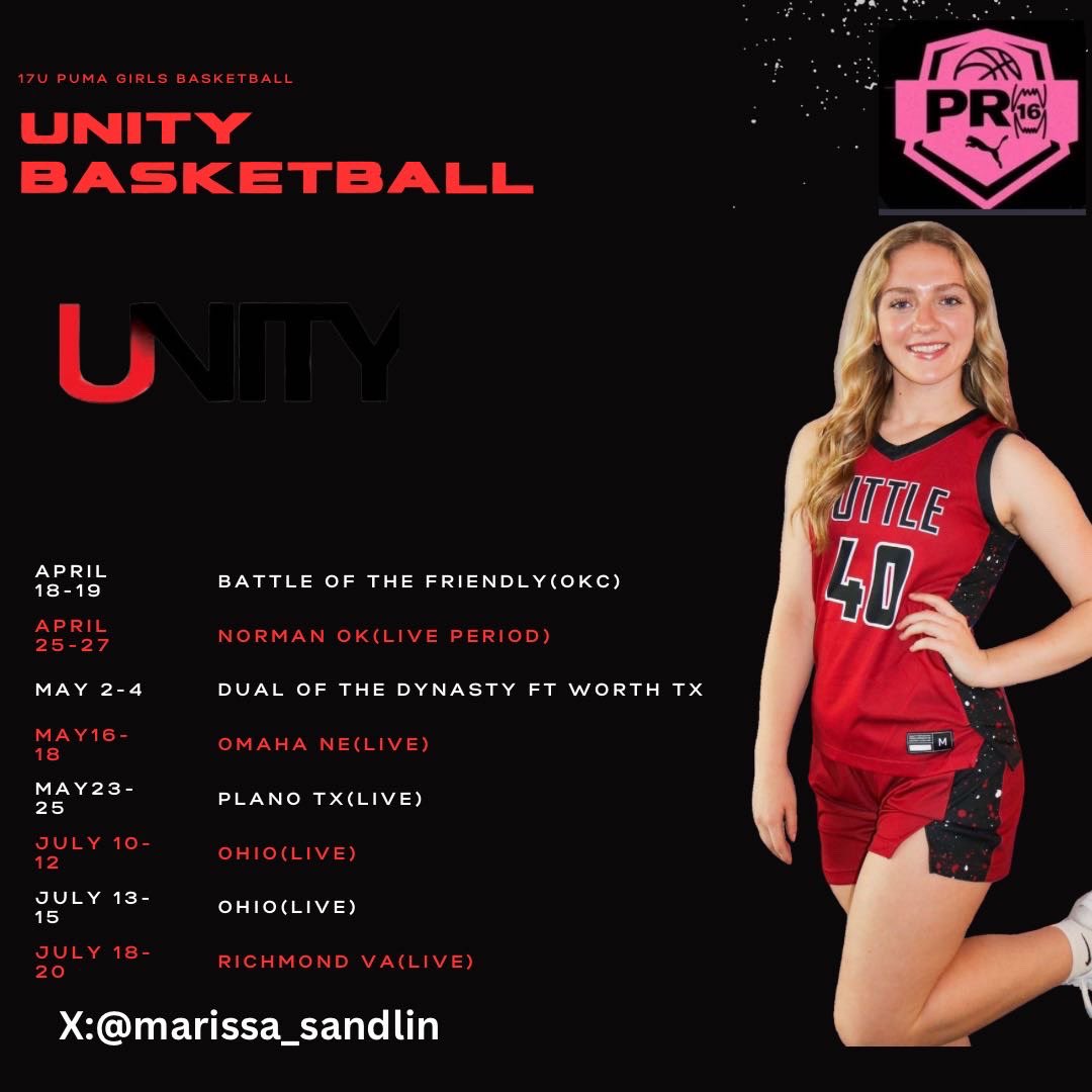 Marissa Sandlin 2026 (@marissa_sandlin) on Twitter photo Summer schedule! <a href="/Ajhawkinsbasket/">A.j. Hawkins Basketball</a> <a href="/tuttle_gbball/">Tuttle Lady Tigers Basketball</a> <a href="/coachjvick1/">Coachjvick (new)</a> <a href="/PGHOklahoma/">Prep Girls Hoops Oklahoma</a> <a href="/Okbetweenlines/">OKHSGBBBetweentheLines</a> <a href="/BoOverton/">Bo Overton</a> <a href="/bseagler/">Brennyn Seagler</a> <a href="/thecoachtmay/">Trent May</a> <a href="/KayCTuck/">Kayla Tucker, M.Ed.</a> <a href="/Coach_HD/">Heather Davis</a> <a href="/Coach__Pitts/">Ashlee Pitts</a> <a href="/CoachMRB4/">Markeith Brown</a> <a href="/UCOWBB/">UCO Women's Basketball</a> <a href="/CoachKPeery/">Keeton Peery,MS,CSCS</a> <a href="/friends_wbb20/">Friends University Women’s Basketball</a> Summer schedule! <a href="/Ajhawkinsbasket/">A.j. Hawkins Basketball</a> <a href="/tuttle_gbball/">Tuttle Lady Tigers Basketball</a> <a href="/coachjvick1/">Coachjvick (new)</a> <a href="/PGHOklahoma/">Prep Girls Hoops Oklahoma</a> <a href="/Okbetweenlines/">OKHSGBBBetweentheLines</a> <a href="/BoOverton/">Bo Overton</a> <a href="/bseagler/">Brennyn Seagler</a> <a href="/thecoachtmay/">Trent May</a> <a href="/KayCTuck/">Kayla Tucker, M.Ed.</a> <a href="/Coach_HD/">Heather Davis</a> <a href="/Coach__Pitts/">Ashlee Pitts</a> <a href="/CoachMRB4/">Markeith Brown</a> <a href="/UCOWBB/">UCO Women's Basketball</a> <a href="/CoachKPeery/">Keeton Peery,MS,CSCS</a> <a href="/friends_wbb20/">Friends University Women’s Basketball</a>