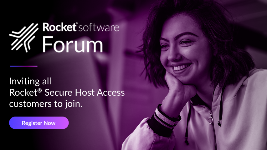 Rocket's tweet photo. We’re excited to launch a new sub-forum for our Secure Host Access customers!

Tap into a wealth of security knowledge while connecting with your peers.

Register now: https://t.co/02CWHFxEWY https://t.co/q7NJvft145