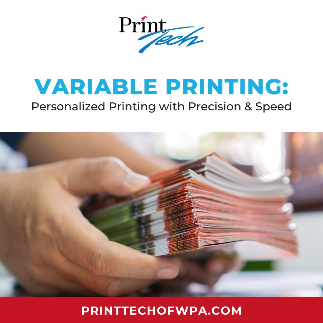 PrintTechOfWPA's tweet image. Bring ideas to life with Print Tech’s advanced inkjet printing! Get ultra-fine details, fast turnaround &amp;amp; custom prints with variable data—cutting waste &amp;amp; costs.

Get a quote today: hubs.ly/Q03bQDP_0

#VariablePrinting #ThinkPrintTech #InkjetPrinting