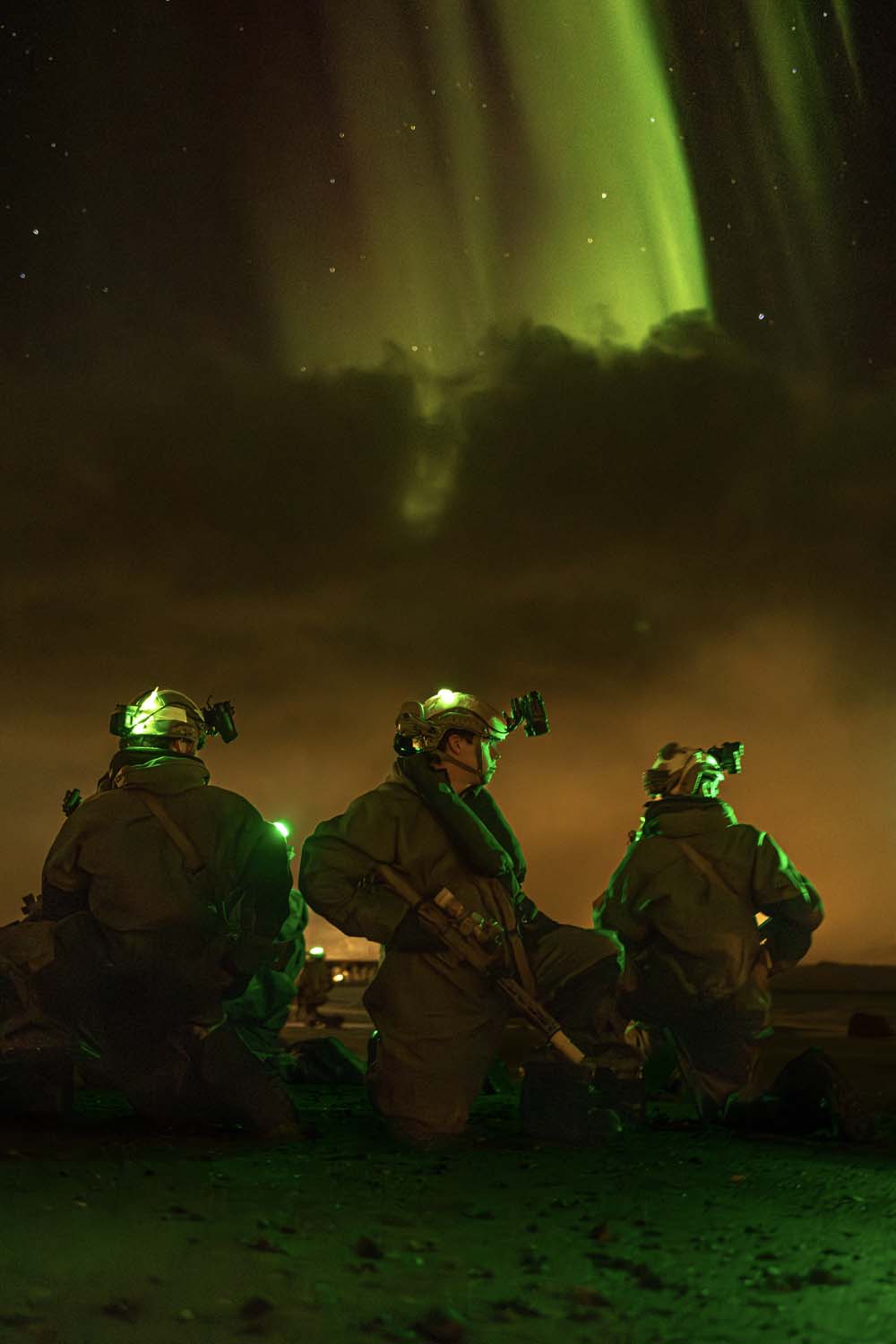 Night time raids take place in Northern Norway
