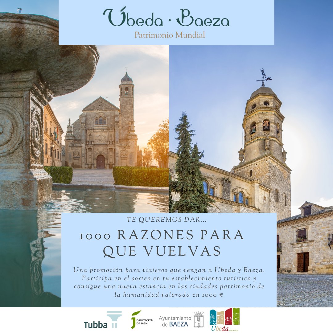 🎉 ¡Atención, viajeros! Si tienes pensado visitar Úbeda y Baeza en las próximas semanas, estás de suerte.