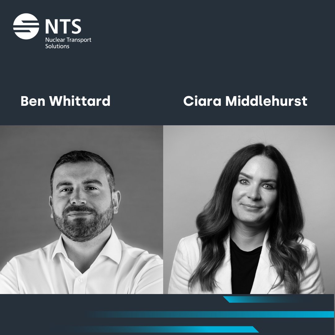 Ciara Middlehurst and Ben Whittard to become NTS’s interim joint CEOs.
They succeed Seth Kybird who will be joining Nuclear Waste Services (NWS) as interim CEO on an 18-month secondment from NTS.
Read more - 
nucleartransportsolutions.com/2025/03/nts-an…