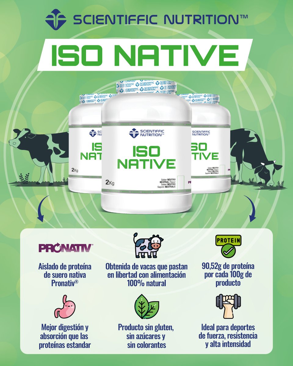 🚨 ¡Iso Native ha vuelto!💥
Echa un vistazo y descubre por qué tiene tanto éxito 👇

#isonative #proteínanatural #rendimientodeportivo #masamuscular #batidoproteina
