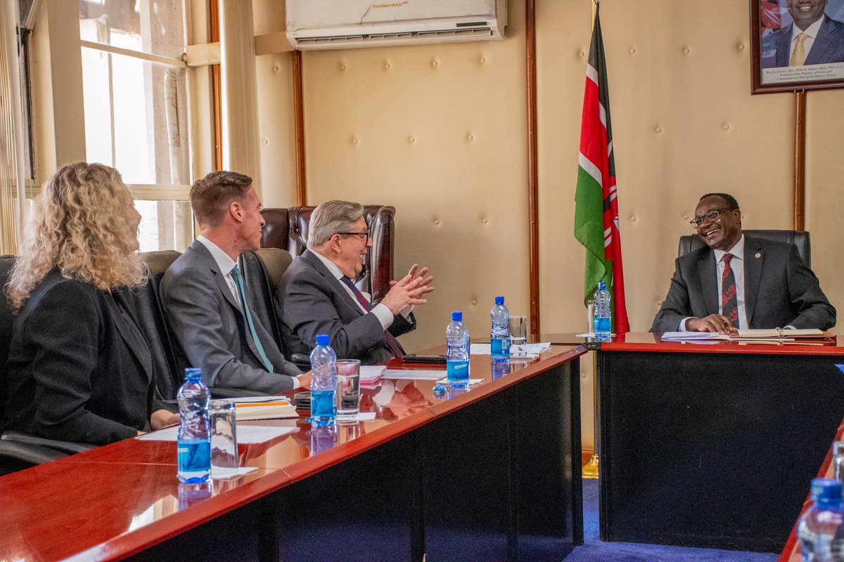 Finland in Kenya (@finnishembnbo) on Twitter photo Effective meeting with the Cabinet Secretary for Education <a href="/HonJuliusMigos/">Julius Migos Ogamba, EBS</a> to explore collaborations in #education. Celebrated our joint progress in #DualTVET and highlighted the need for strategic dialogue with the private sector and exploring the potential of digitalisation. ๐ค Effective meeting with the Cabinet Secretary for Education <a href="/HonJuliusMigos/">Julius Migos Ogamba, EBS</a> to explore collaborations in #education. Celebrated our joint progress in #DualTVET and highlighted the need for strategic dialogue with the private sector and exploring the potential of digitalisation. ๐ค