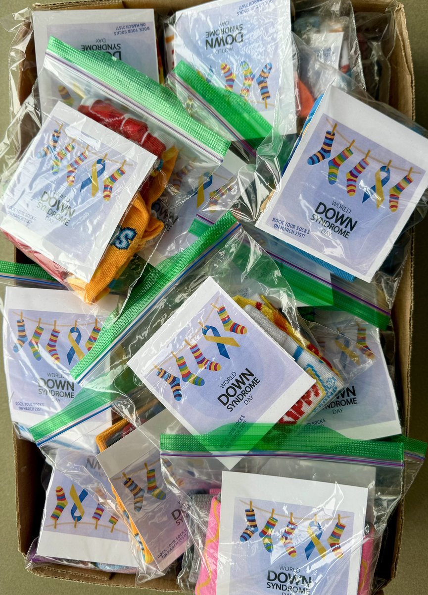 #RockYourSocks on March 21 for #WorldDownSyndromeSay 🧦