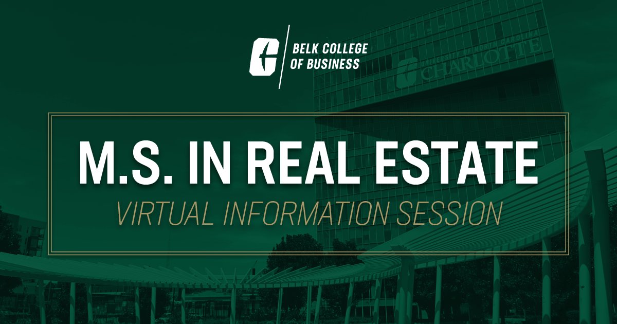 Charlotte's Childress Klein Center for Real Estate tweet media