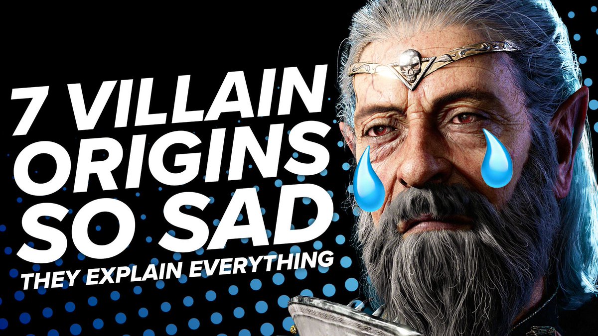 It's time to feel bad for some villains as we go through some of the sad backstories that led them down a dark path...  🥲

7 Villain Origin Stories So Sad They Explain Everything youtu.be/TcBA4R0kYHY