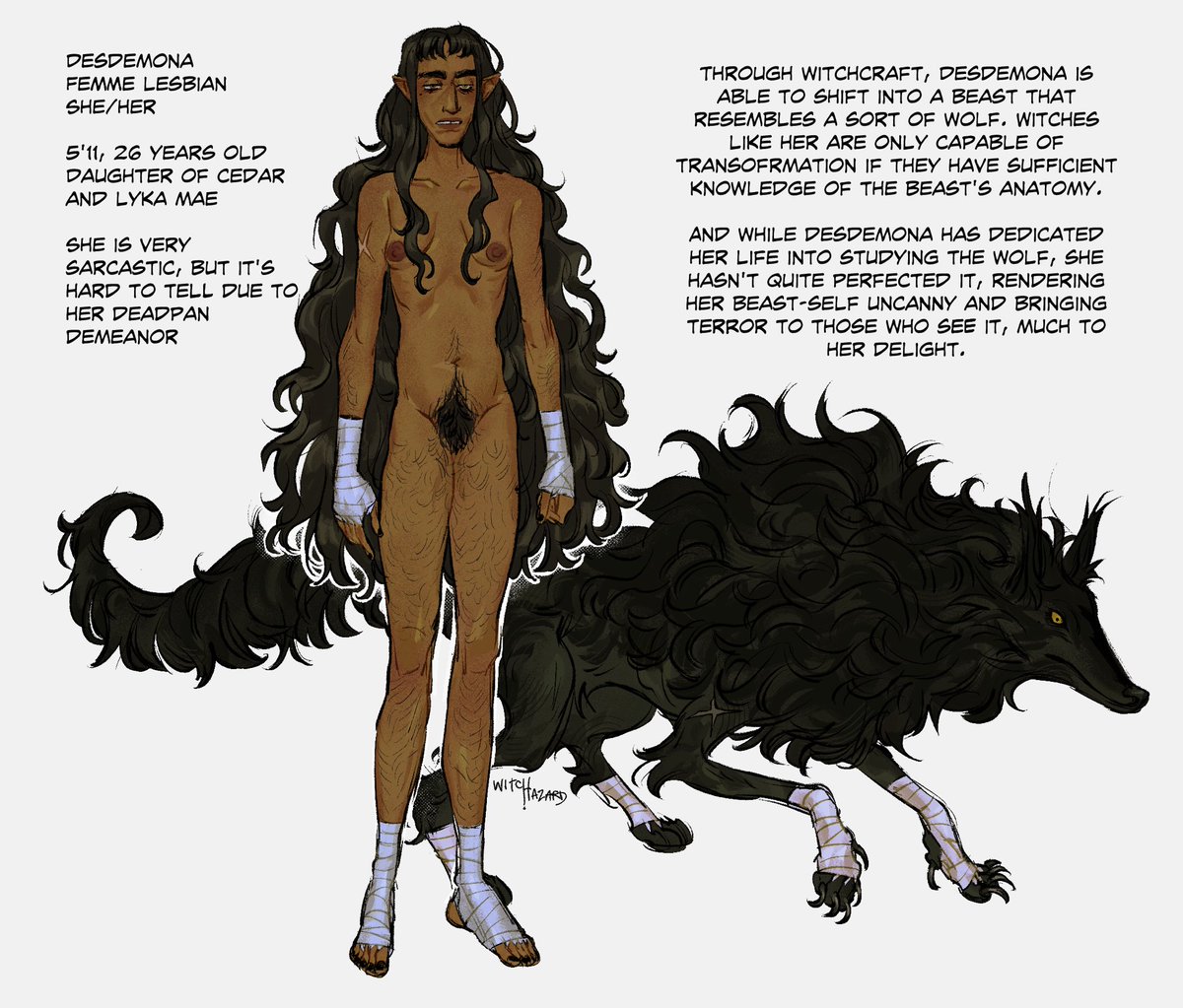 witchazard's tweet image. My little meowmeow who is not little nor a meowmeow #oc