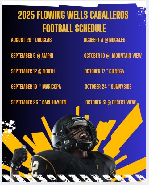 Flowing Wells Football tweet media