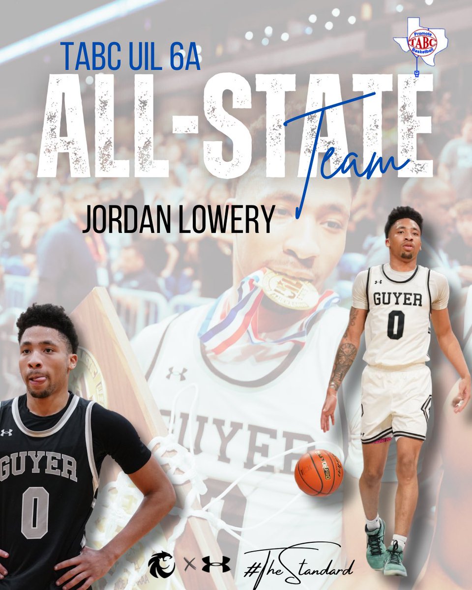 🏆 𝐓𝐀𝐁𝐂 𝟔𝐀 𝐀𝐥𝐥-𝐒𝐭𝐚𝐭𝐞 🏀
𝙅𝙤𝙧𝙙𝙖𝙣 𝙇𝙤𝙬𝙚𝙧𝙮

Congratulations to <a href="/IamJordanLowery/">Jordan Lowery</a> on being selected @tabchoops UIL 6A All-State 

#TheStandard | #Southside