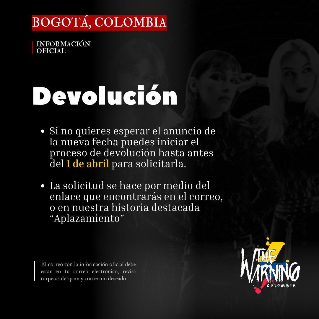 TheWarning_Col's tweet photo. Info importante!!
El enlace: https://t.co/u6NdT9T8Dl

@musictrendscol @paramo_presenta #TheWarning https://t.co/ZTRXnkSQWi