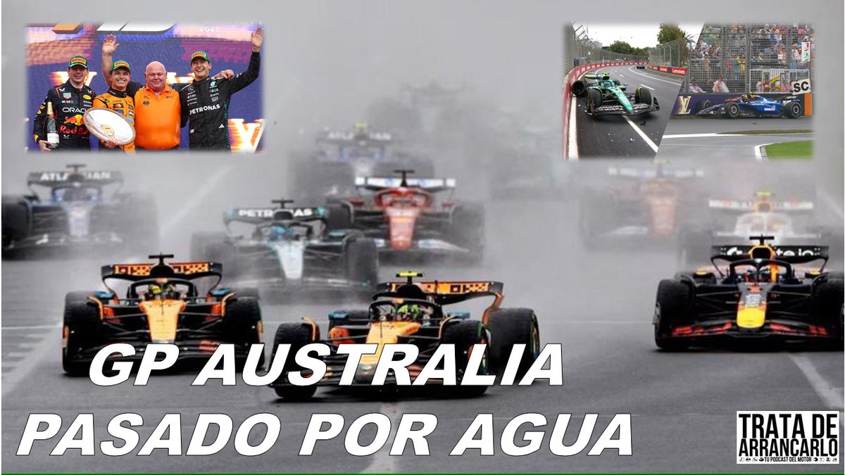 Llegó la Fórmula 1, empezó el Gran Circo, lo hizo en Australia y lo hizo pasado por agua.

#tratadearrancarlo #podcastdeformula1 #streamingdeformula1

youtube.com/live/HLd2u0A7q…