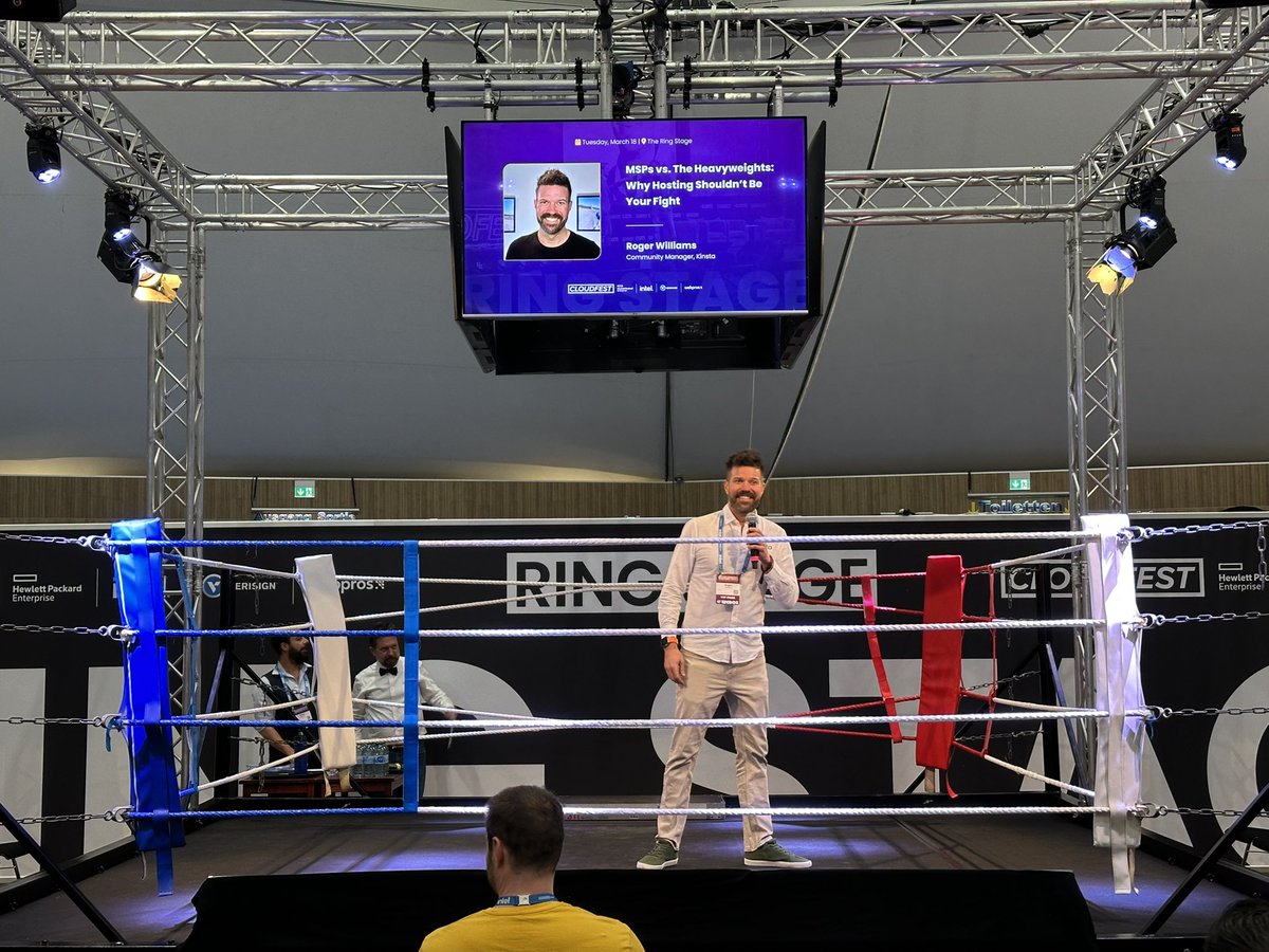 craylormade's tweet image. It’s been a packed first day of #CloudFest! The new ring stage is my favorite addition this year.