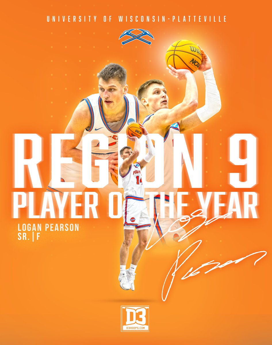 UW-Platteville Athletics (@uwp_pioneers) on Twitter photo Congrats to Logan Pearson on collecting back-to-back #d3hoops Region 9 Player of the Year honors!
<a href="/UWPlattMBB/">UW-Platteville Men’s Basketball</a> #uwplatteville #wiac Congrats to Logan Pearson on collecting back-to-back #d3hoops Region 9 Player of the Year honors!
<a href="/UWPlattMBB/">UW-Platteville Men’s Basketball</a> #uwplatteville #wiac