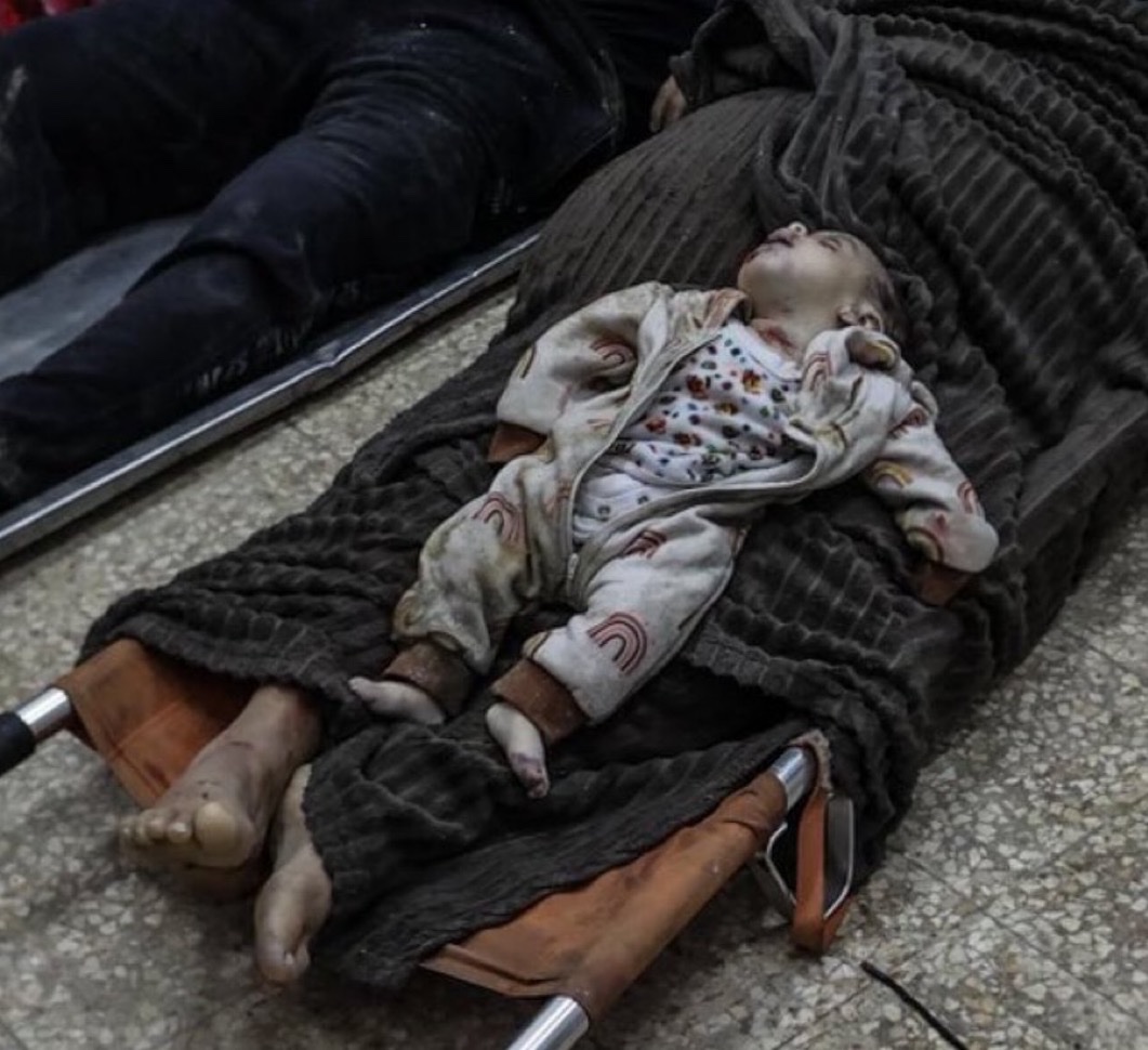 JUST IN: Director of the Ministry of Health in Gaza:

Most of the victims of last night's Israeli aggression were transferred to hospitals disfigured.

174 children, 89 women, and 32 elderly people were martyred in last night's Israeli bombing.