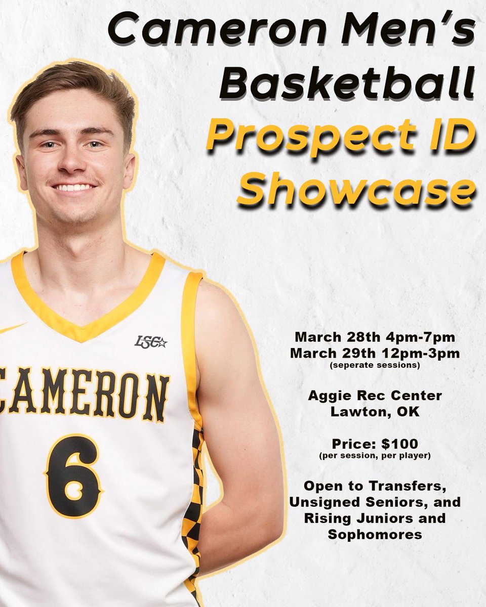 CUAggiesmbb's tweet photo. The next level is calling 📱 step up, put in the work, and make your opportunity count! 

Cameron MBB Prospect ID 🔥

Register now at: https://t.co/hFsi06xX4l https://t.co/KK5ECOtBl4
