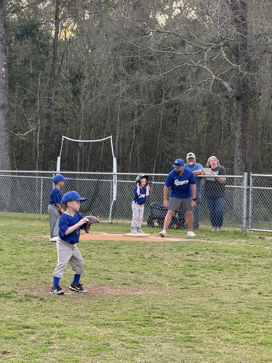 I think my boy enjoyed his first baseball game!