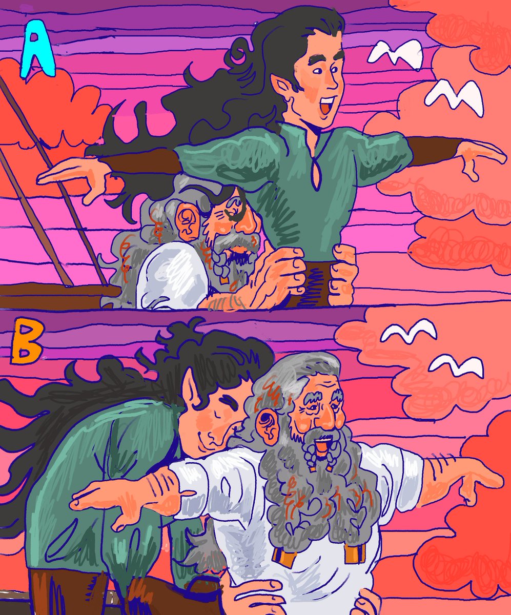 eldhug's tweet photo. Gigolas Valinor journey which one happens https://t.co/Weq7rNdhBZ
