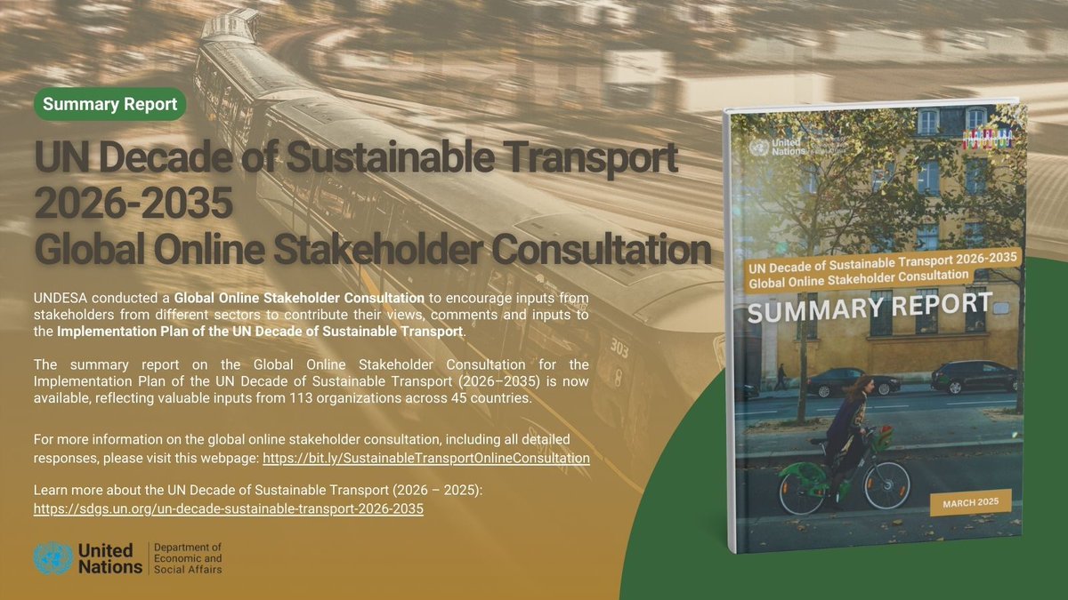 UN DESA Sustainable Development tweet media